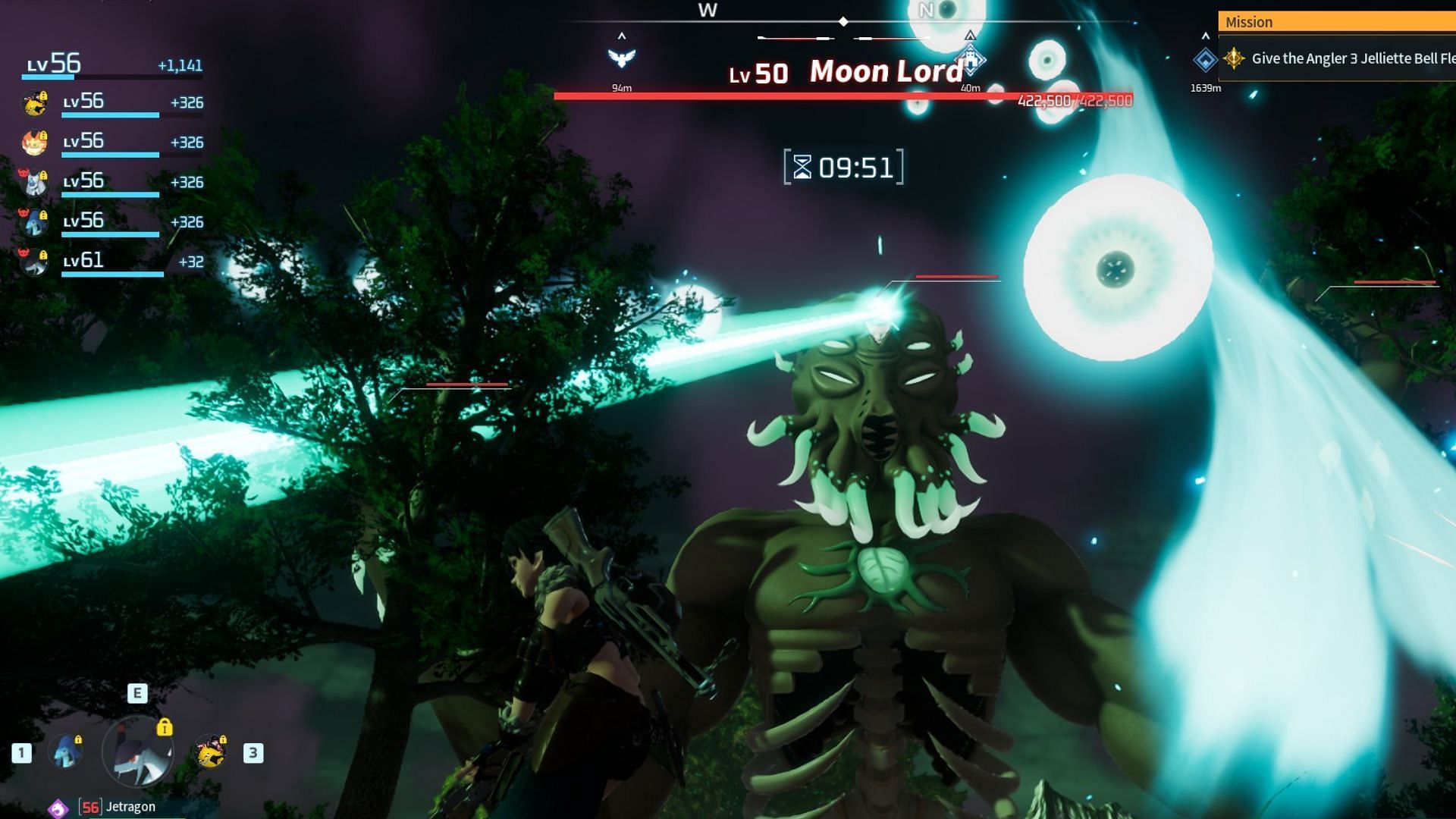 Beware of Moon Lord's Miku Miku Beam (Image via Pocketpair)